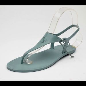 Gucci Blue Katina Bio-Plastic Rubber Thong sandals